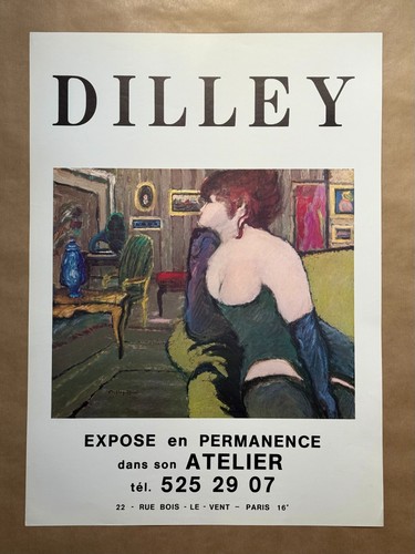 Affiche vintage dilley - affiche,
