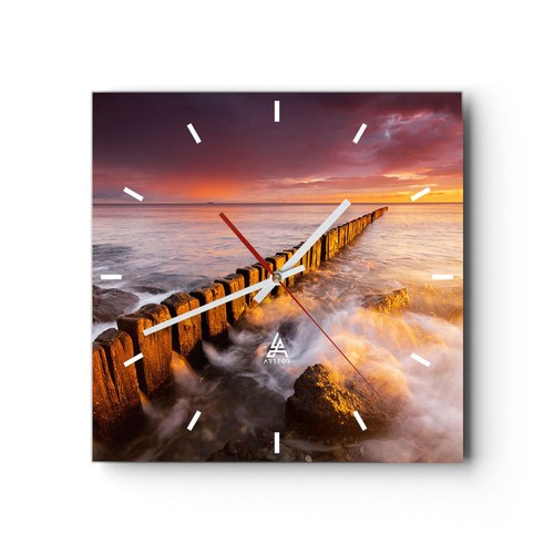 Horloge murale verre - en,