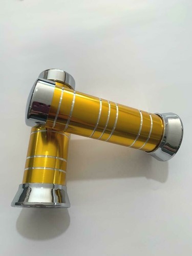 Custom bicycle grips gold - custom,