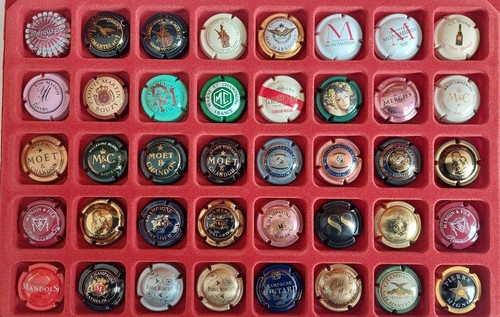 Lot capsules champagne - capsules,