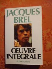 JACQUES BREL L'Œuvre