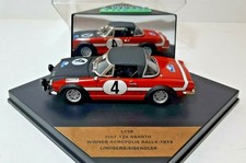 Fiat 124 Abarth Winner Acropolis Rally 1972 Lindberg Vitesse 1/43