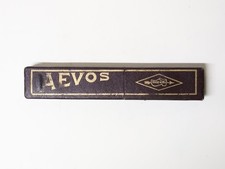 Ancien Coupe-Choux Rasoir AEVOS dans son étui d'origine lame dorée XXème siècle