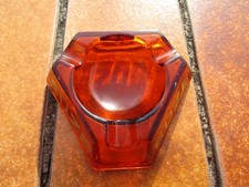 ANCIEN CENDRIER PUBLICITAIRE TRIANGLE SUZE OBJET BISTROT COULEUR CARAMEL H3CM