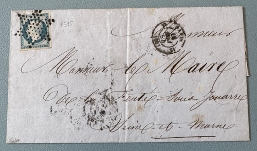 Napoleon 25c lettre - 25c,