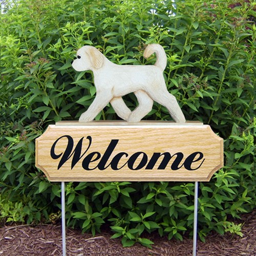 Panneau bienvenue bois - de,