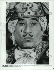 Press Photo Mel Brooks as King
