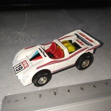 vintage SLOT CAR circuit DARDA  motor - turbo #19 - blanche