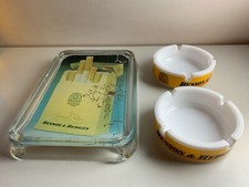 LOT 2 CENDRIERS + RAMASSE MONNAIE VINTAGE // BENSON & HEDGES