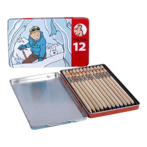 Boîte métal tintin - métal,