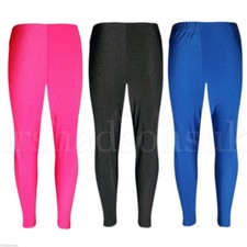 Filles Effet Mouillé Justaucorps Danse Ballet SPORTS Gymnastique Mode Leggings