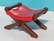 PLAYMOBIL TABOURET FAUTEUIL CHEVALIERS MÉDIÉVAUX PALAIS CHAISE SIÈGE ROMAINS
