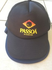 CASQUETTE TAILLE REGLABLE NOIRE BOISSON ALCOOL PASSOA NEUVE