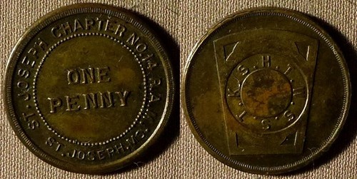 Tokens masonic penny - tokens,