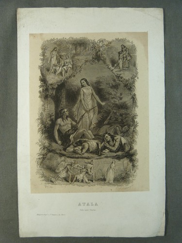 Gravure atala de - ",
