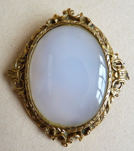 Broche pomponne bronze et - broche,