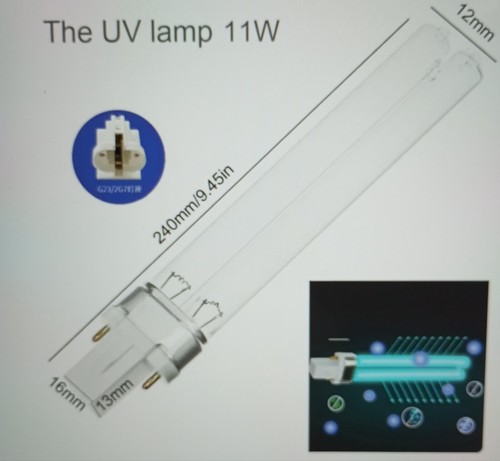 Lampe à broche pour - lampe, uv