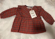 Zara Baby Girl Top Long Sleeve Size 6-9 74 Cm 
