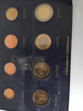 série complète euros 2001 monaco neuve