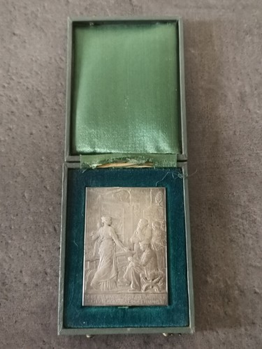 Plaque medaille bronze 1924 - medaille,