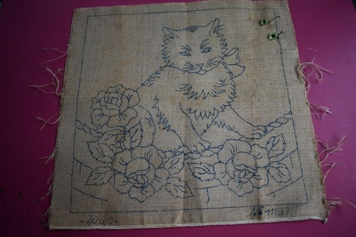 Ancien napperon broder le - napperon,
