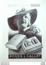 Publicite Cosmetique Roger & Gallet Missive 1934