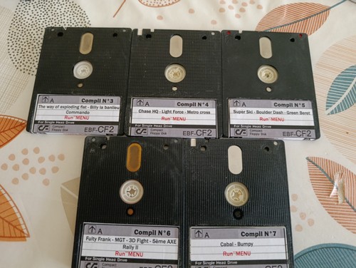Lot disquettes de jeux - de,
