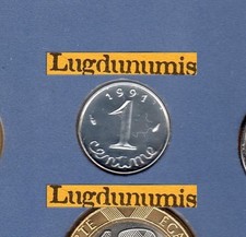 BU 1991 1 Centime Epi 1991 BU