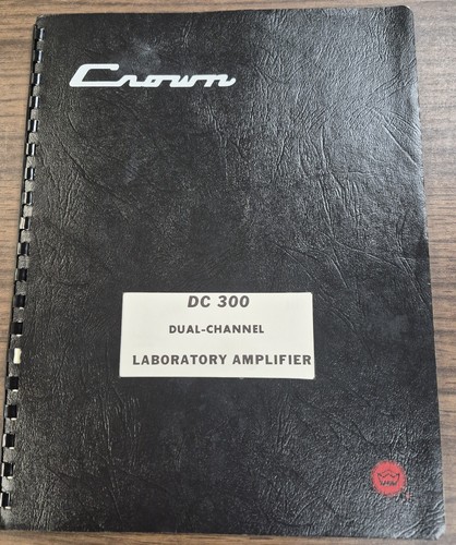 Crown dc300 amplifier - crown,