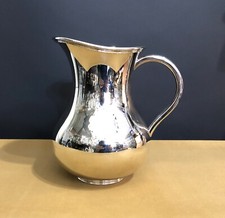 BRILLANT pichet / broc à eau CHRISTOFLE modèle ALBI métal argenté 20 cm Table