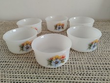 Vintage Arcopal 6 Ramequins