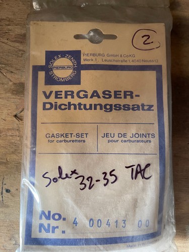 Pochette joints carburateur