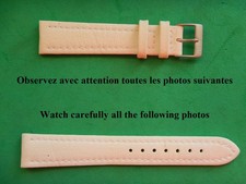 18 mm BRACELET BLANC LORICA