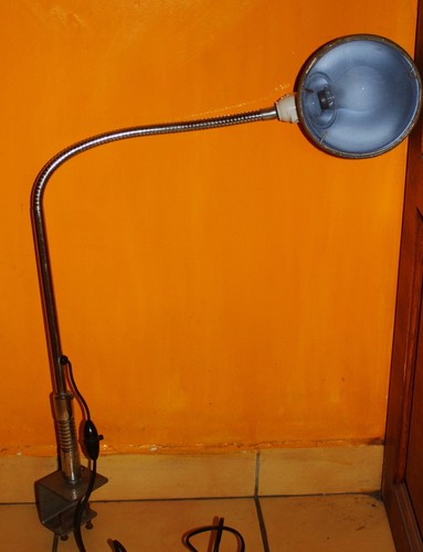 Ancienne lampe atelier - lampe, d