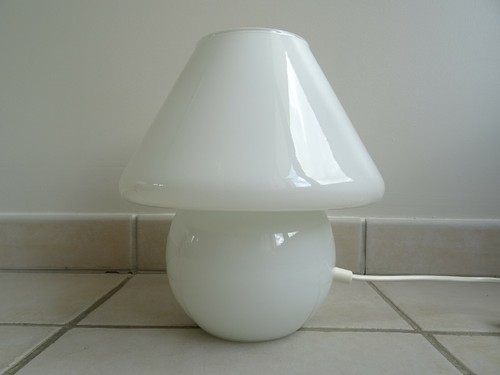 Ancienne lampe champignon - ancienne,