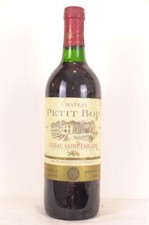 lussac saint-émilion château petit bois  rouge 1993 - bordeaux