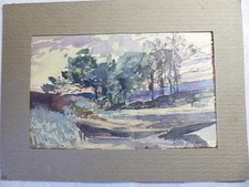 aquarelle Louis TRINQUET-TRIANON (1853-1922)