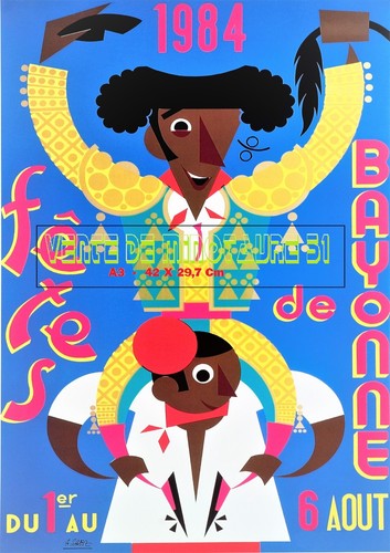 Fêtes bayonne 1984 - fêtes,