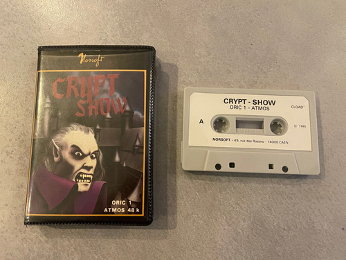 Jeu oric atmos crypt - jeu,