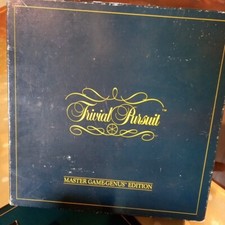 Trivial Pursuit Édition Genius Parker Anglaise 1983 Jeux de société vintage 