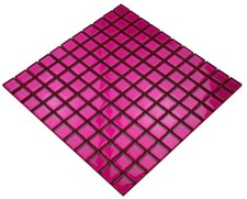 mosaïque de verre rose, mosaïque de salle de bain, mosaïque de cuisine