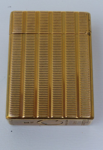Dupont briquet plaqué or - dupont,