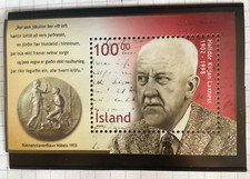 TIMBRES  D' ISLANDE  Feuillet