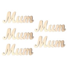 5pcs maman morceau de bois