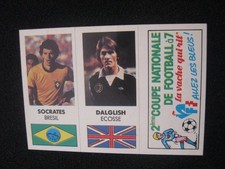 LA VACHE QUI RIT " SOCRATES  / DALGLISH "  24 MEILLEURS JOUEURS  PANINI