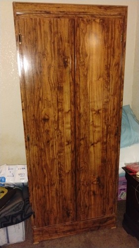 Classic wooden armoire - classic,