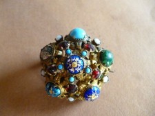 Broche ancienne pomponne - broche, en