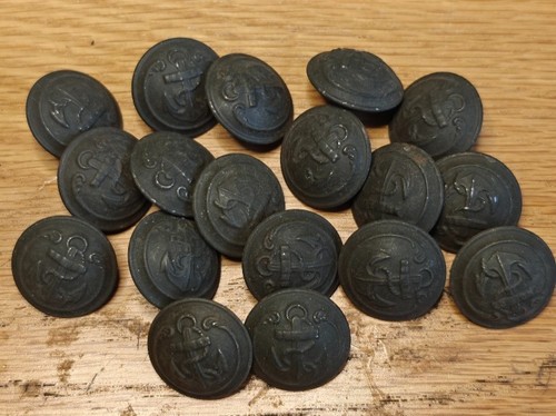 Lot boutons peints kaki - lot,