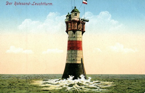 Carte postale phare de - carte, le