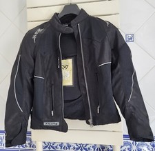 Blouson Moto Femme, Ixon Strada, Été ,Taille S coque sur coudes et epaules TBE